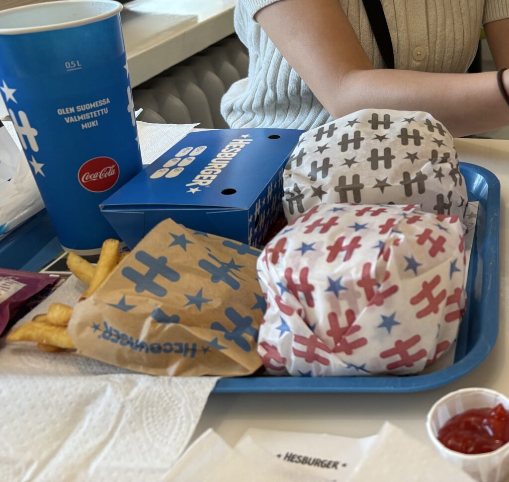 ヘスバーガーのセット