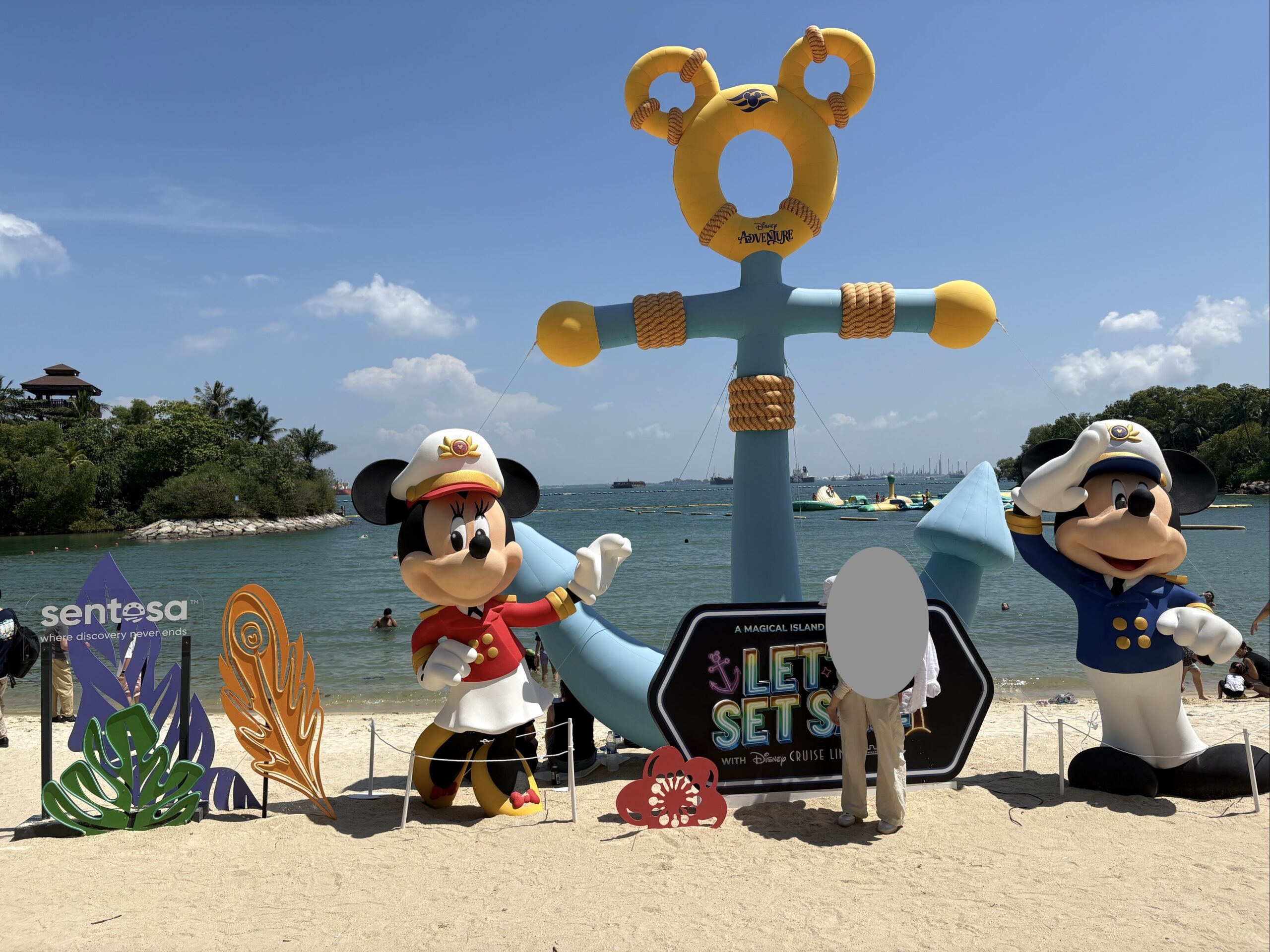 セントーサ島のディズニーコラボ写真スポット