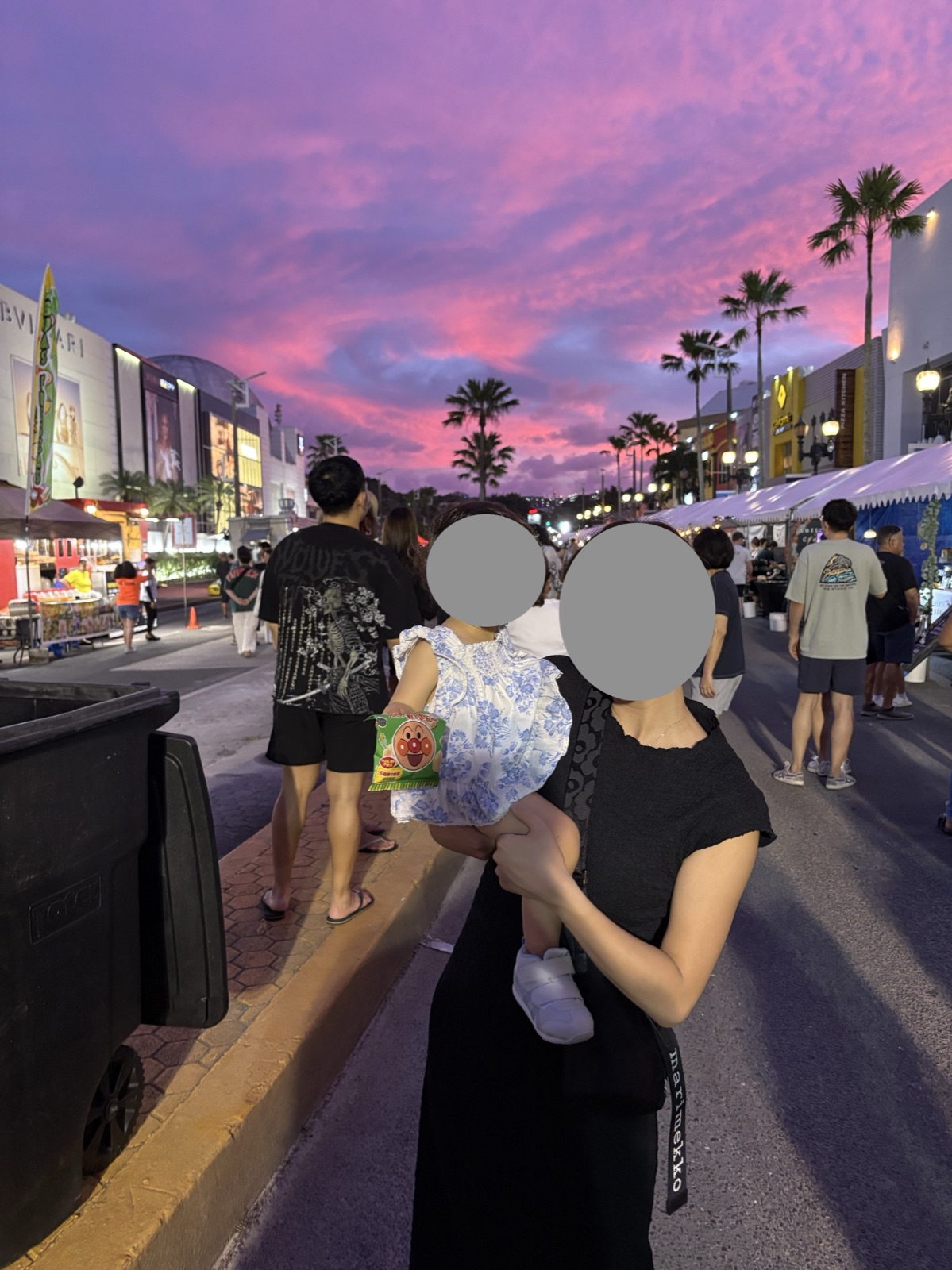 タモンナイトマーケットの夕焼け