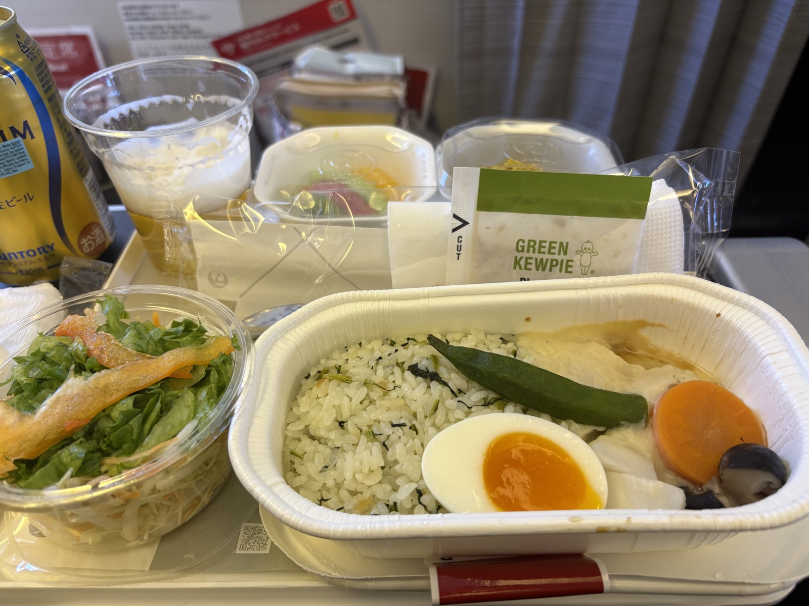 JAL国際線の大人の機内食