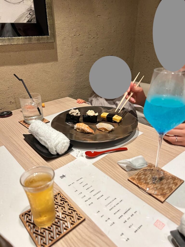 娘用に出してもらったお寿司